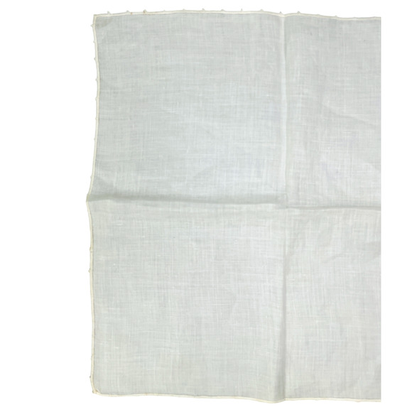 Vintage Lace Handkerchief Lot of 2 Wedding Floral Scalloped Border Knots READ - Picture 8 of 12